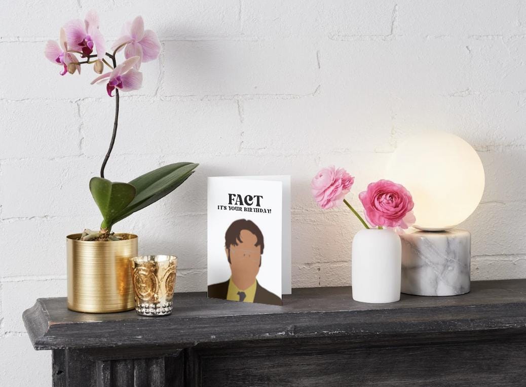 Dwight - The Office - Physical Birthday Card