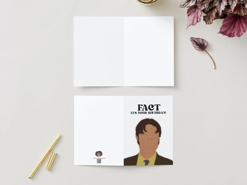 Dwight - The Office - Physical Birthday Card