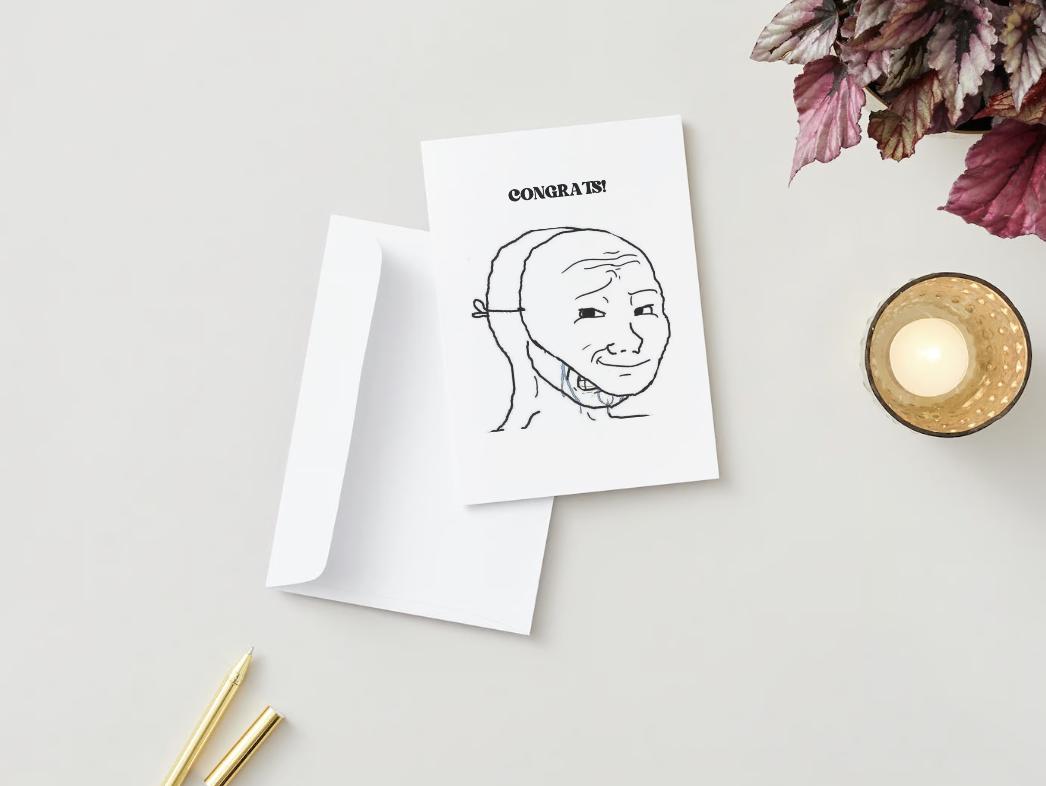 Congrats Meme - Funny Card - Digital Download
