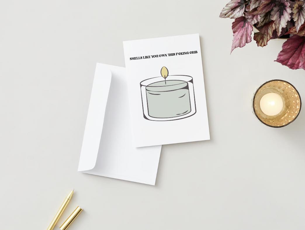 Digital Download - Housewarming/New Home Candle Card