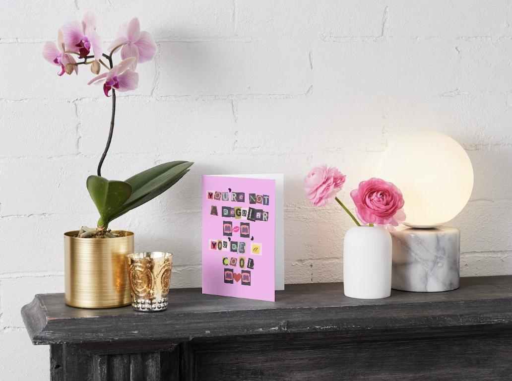 Digital Download - You're Not a Regular Mom, You're a Cool Mom - Birthday/Mother's Day Card