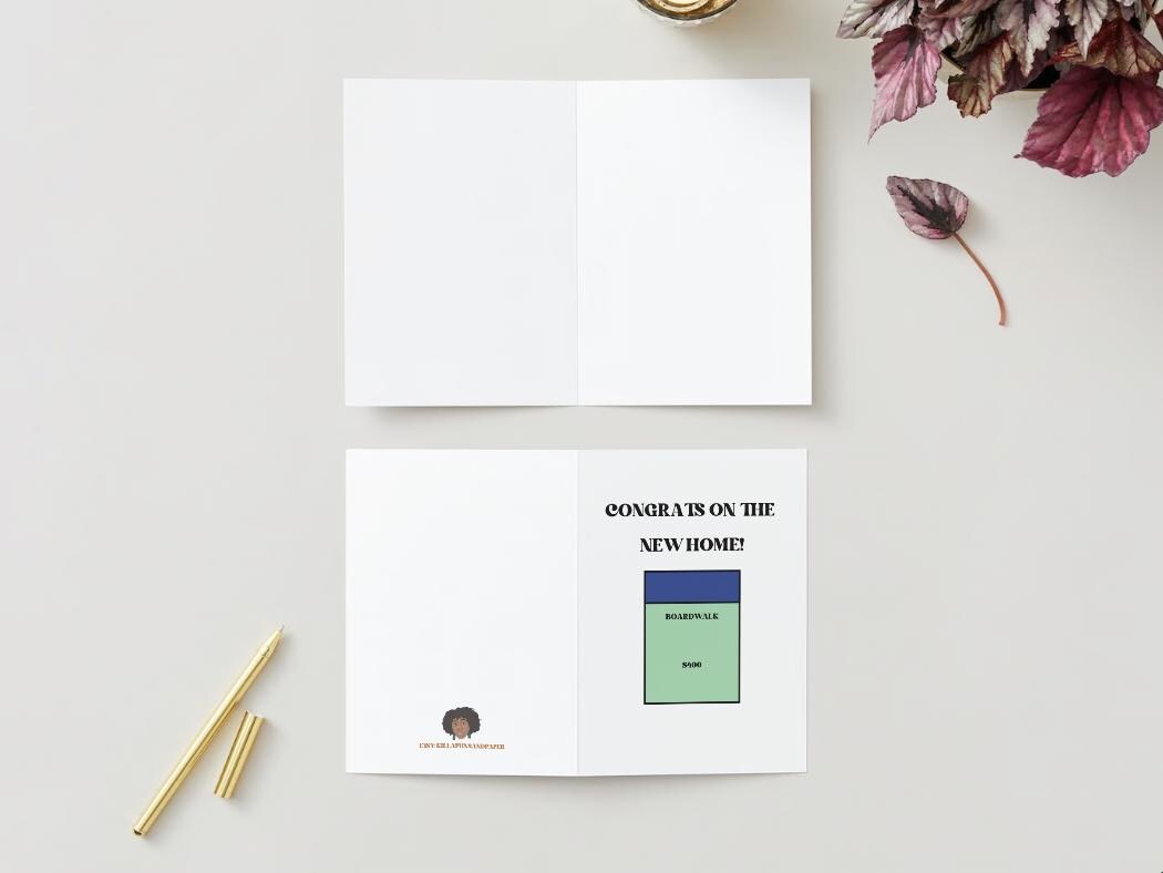 Digital Download - Monopoly Housewarming/New Home Card