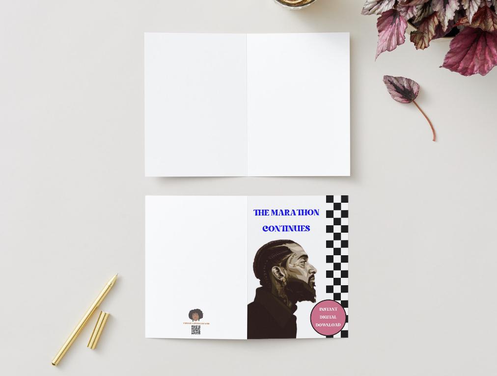Digital Download - Nipsey Hussle The Marathon Continues Card