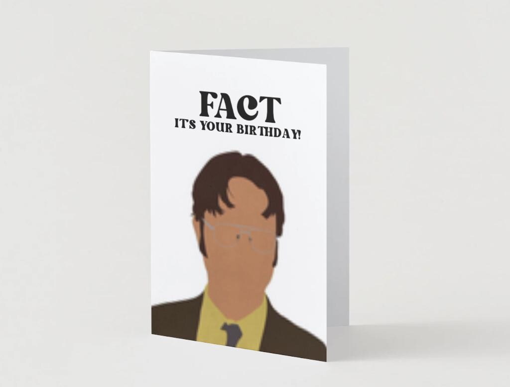 Dwight - The Office - Physical Birthday Card