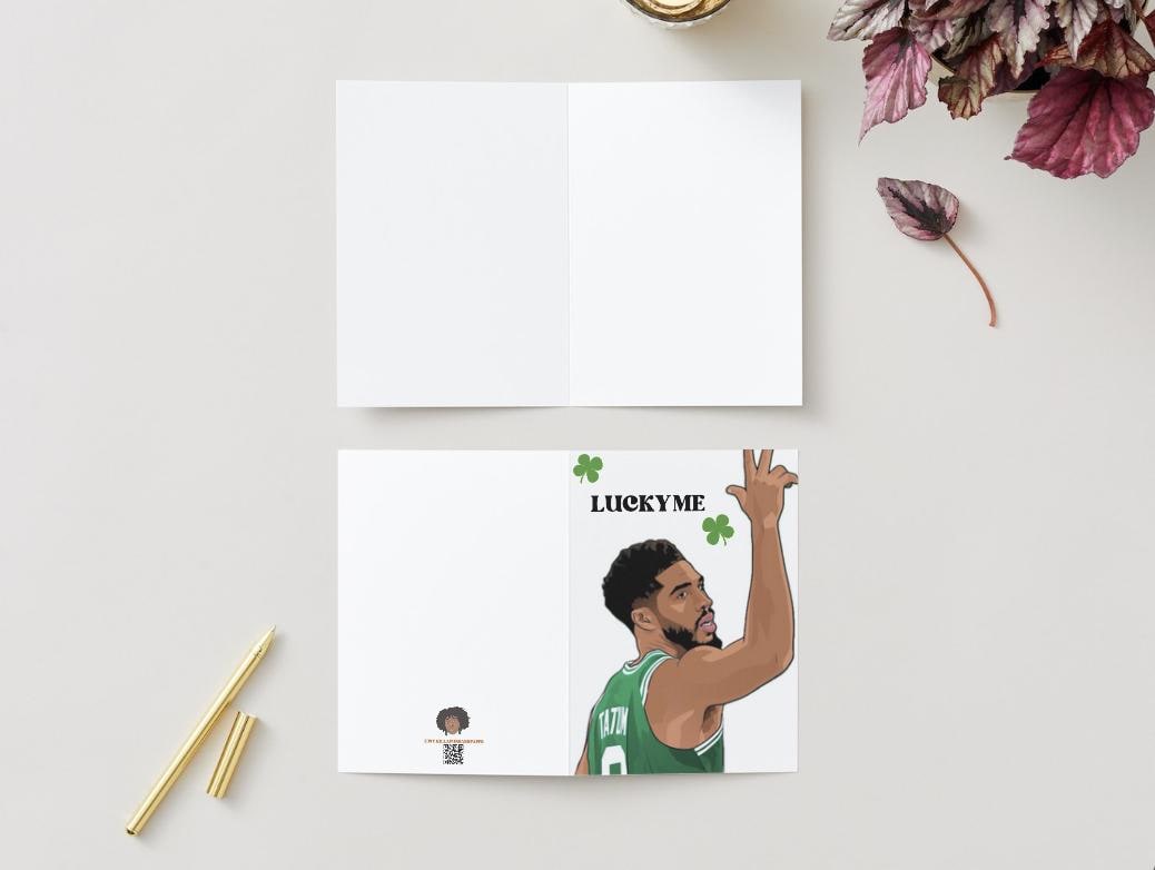 Jayson Tatum - Digital Download - Boston Celtics Anniversary/Valentine's Card