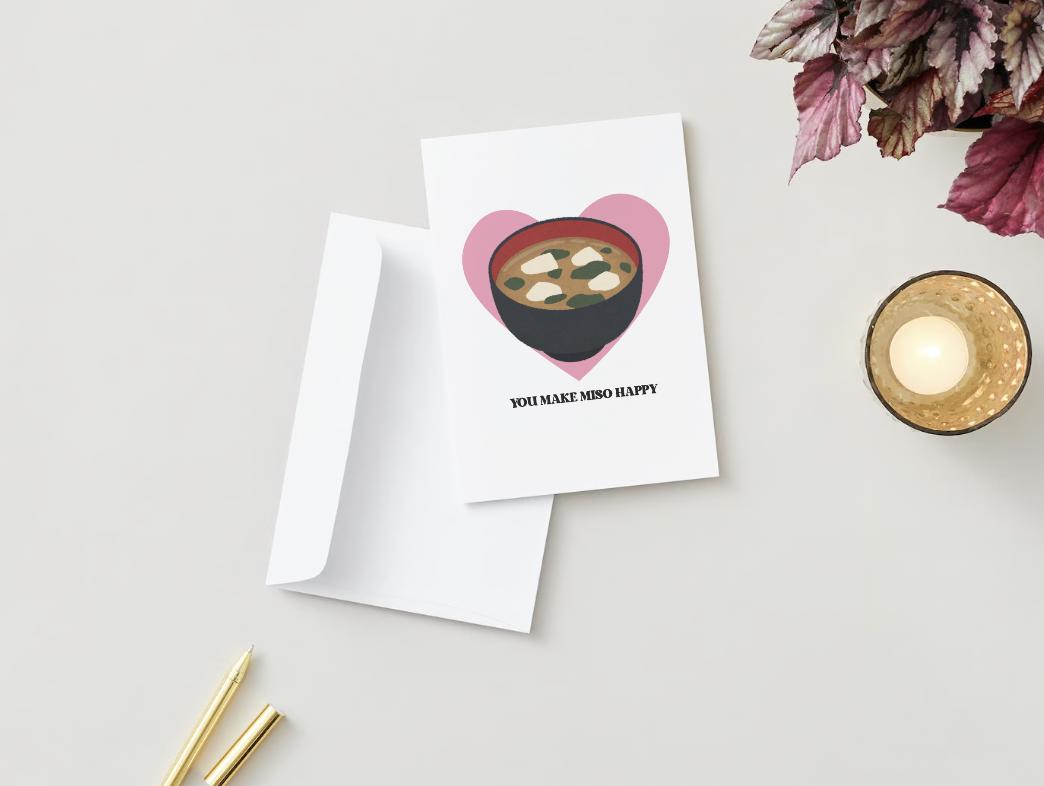 Digital Download - You make me so happy - Valentine's Day Card