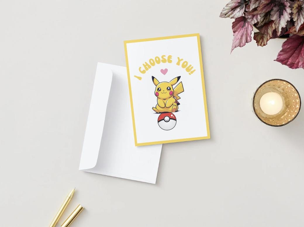 Pokemon "I Choose You!" Digital Download Card