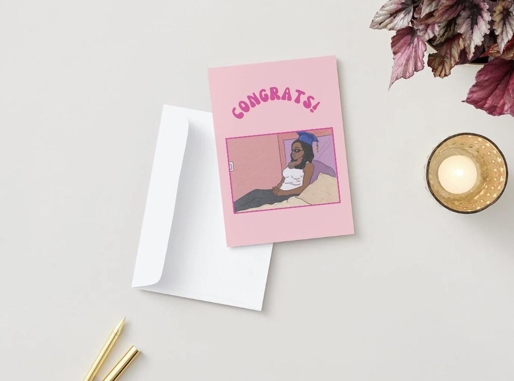 Tiffany "New York" Pollard Graduation - Digital Download Card