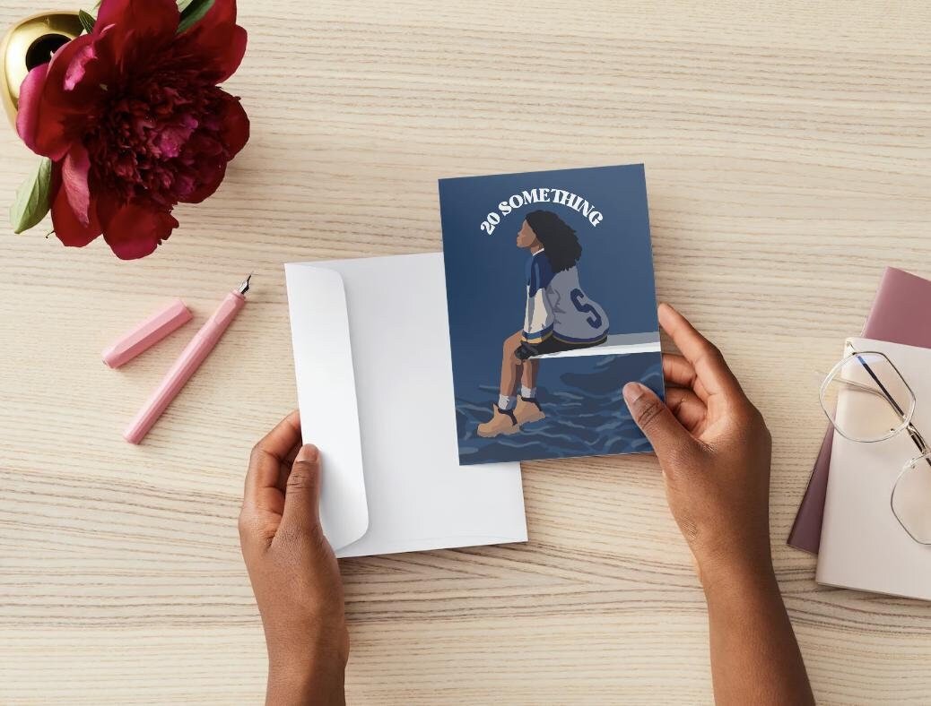 Instant Digital Download - SZA 20 something birthday card