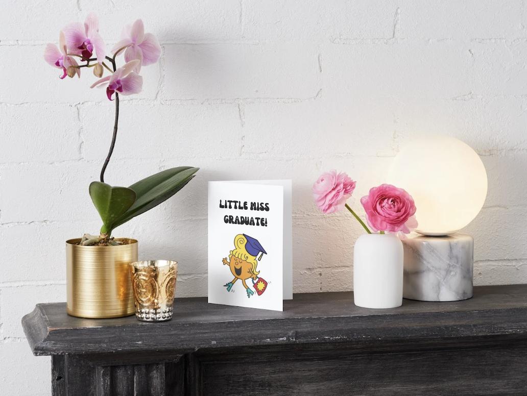 Little Miss Graduate Physical Card  - 5x7