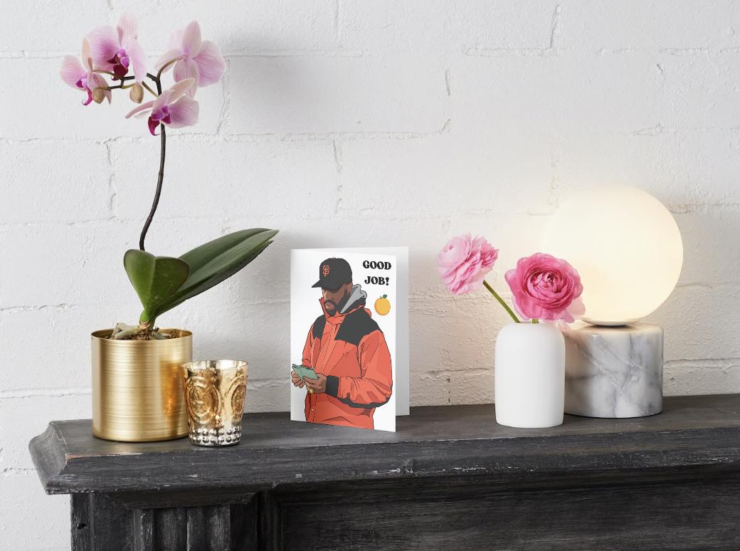 Larry June "Good Job" Digital Download Greeting Card