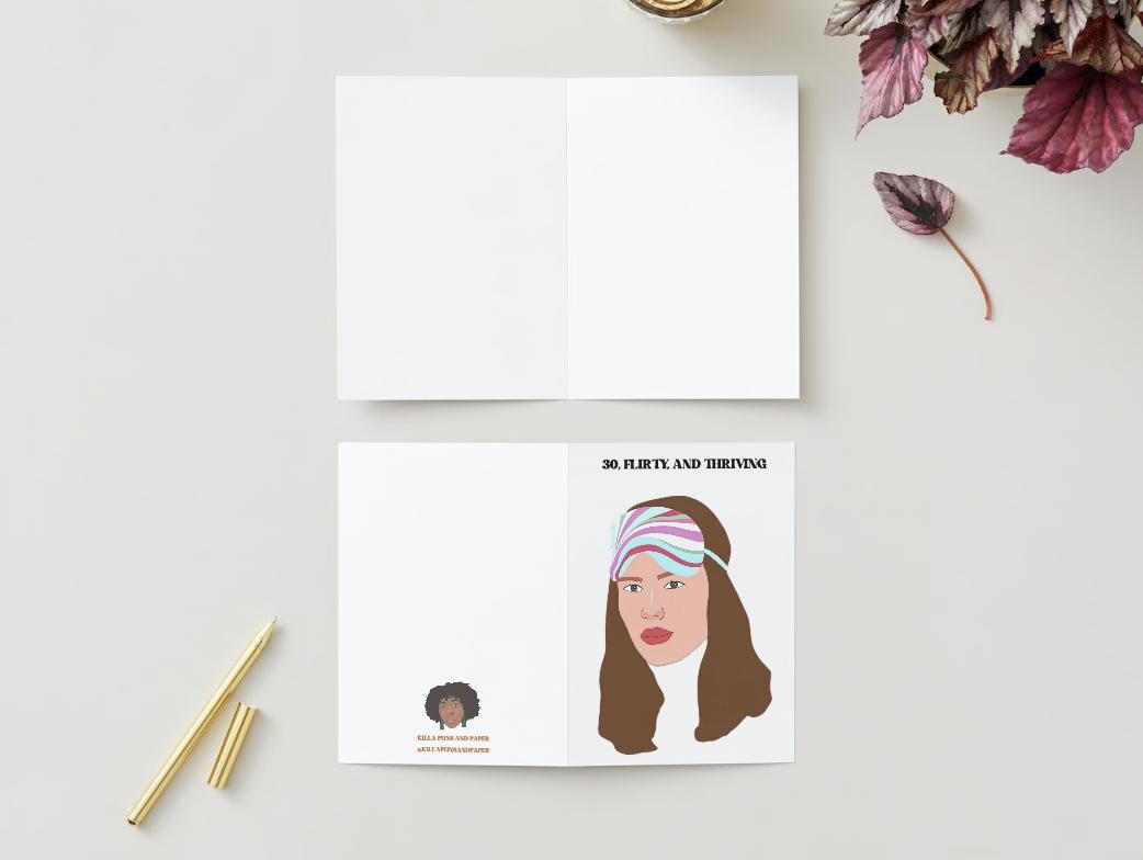 Digital Download - Funny 30th Birthday Card - 13 Going on 30 Card
