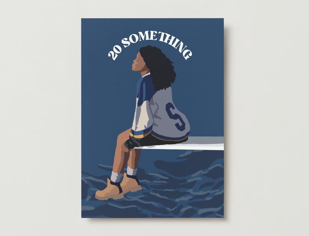 Instant Digital Download - SZA 20 something birthday card