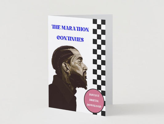 Digital Download - Nipsey Hussle The Marathon Continues Card