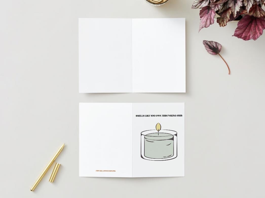 Digital Download - Housewarming/New Home Candle Card