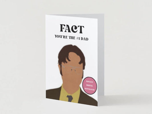 Dwight - The Office - Digital Download Father's Day Card