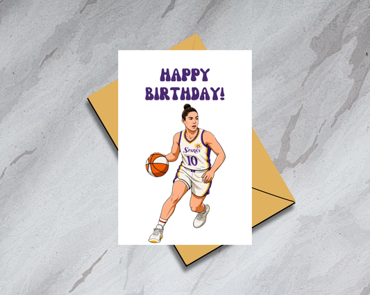 Kelsey Plum Physical Card -  Los Angeles Sparks