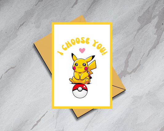 Pokemon "I Choose You!" Physical Card