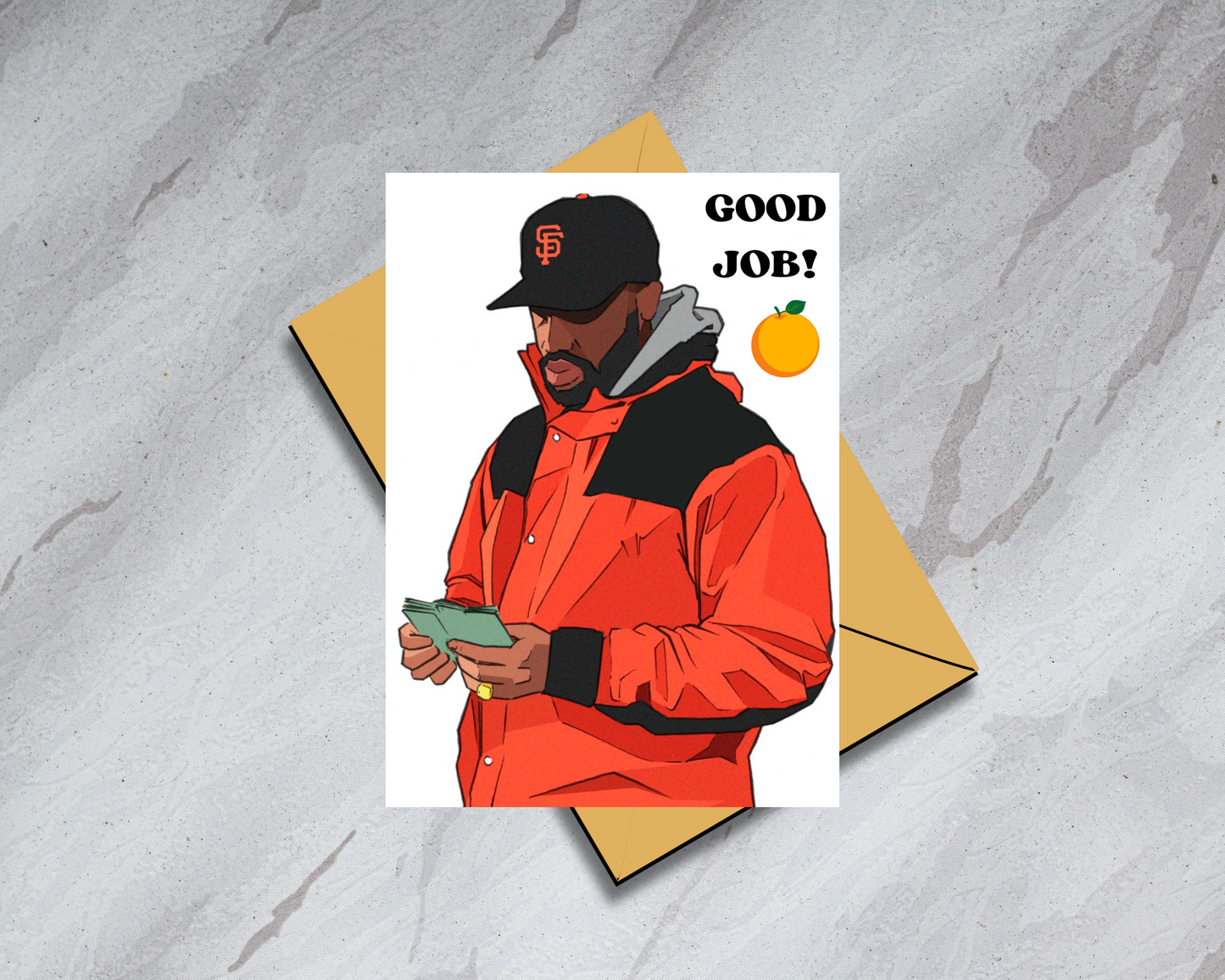 Larry June "Good Job" Digital Download Greeting Card