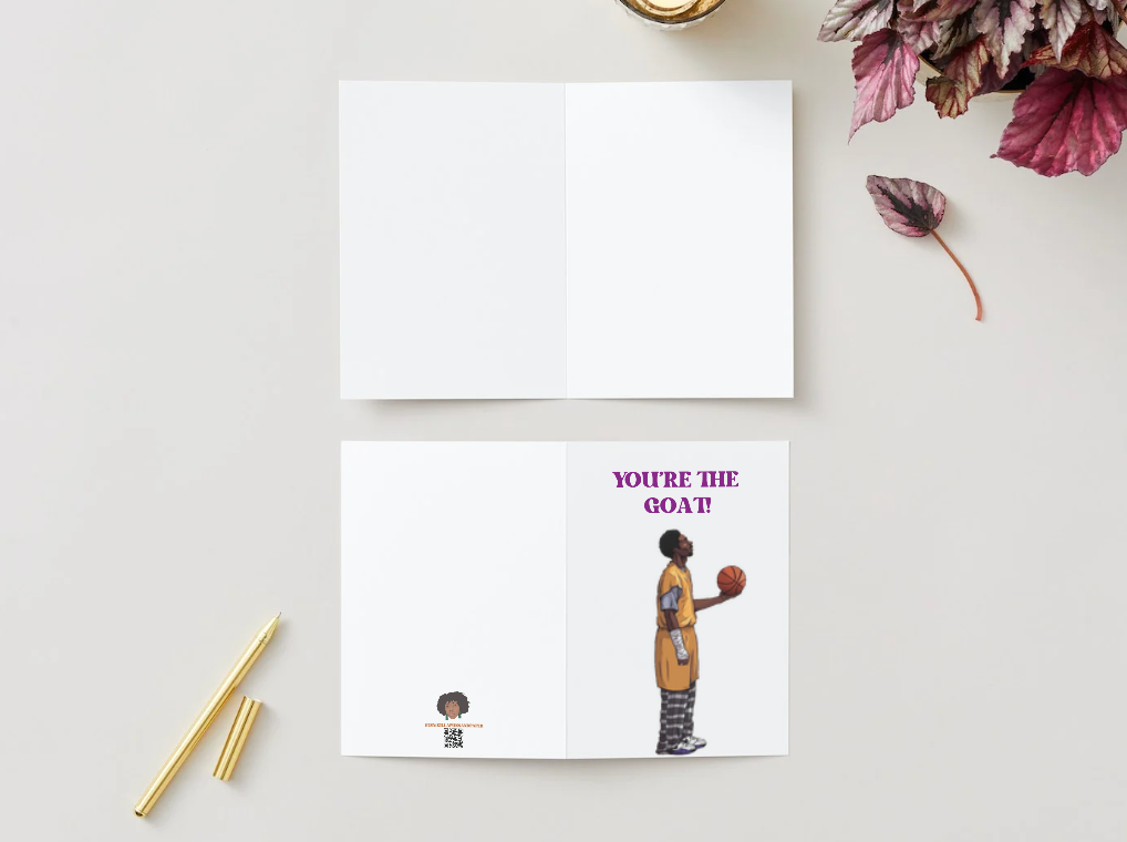 Kobe Bryant PJ's Physical Card - "You're the GOAT" - LA Lakers