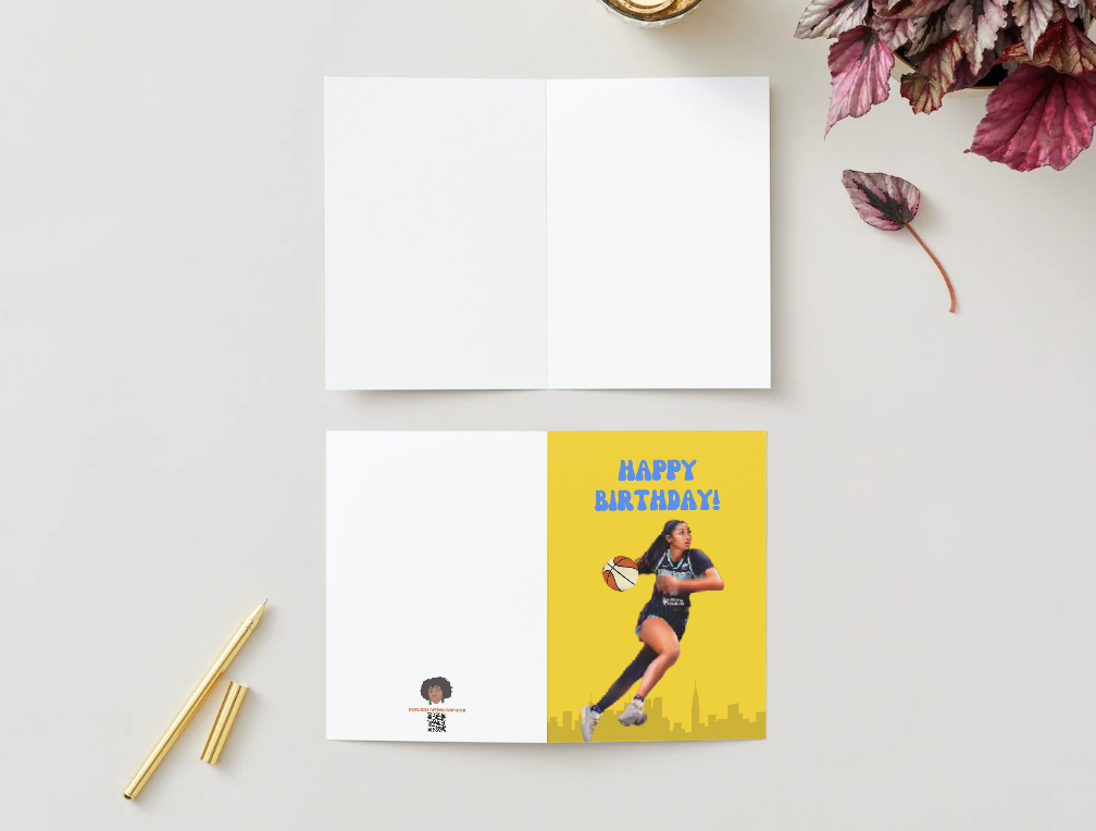 Angel Reese Physical Card - "Happy Birthday" - Chicago Sky