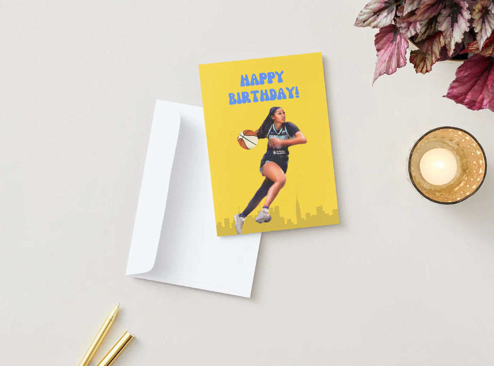 Angel Reese Physical Card - "Happy Birthday" - Chicago Sky