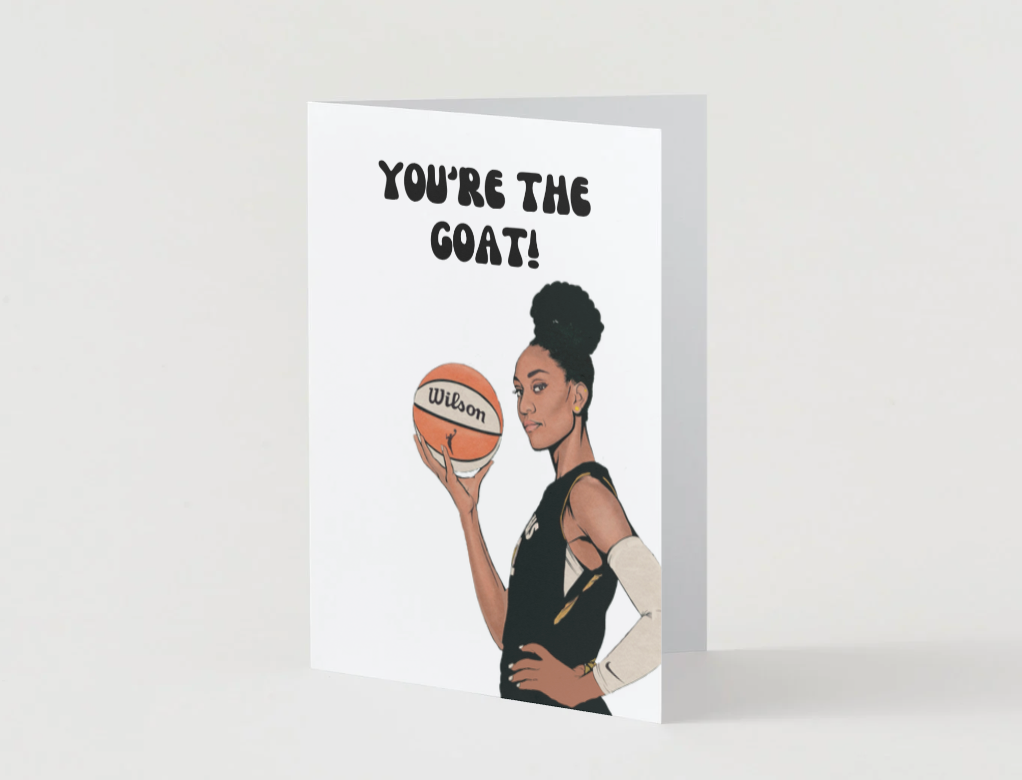 A'ja Wilson "You're the GOAT" - Physical Birthday Card