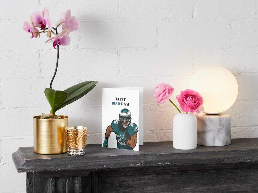 Saquon Barkley "Happy Bird-Day" - Physical Birthday Card