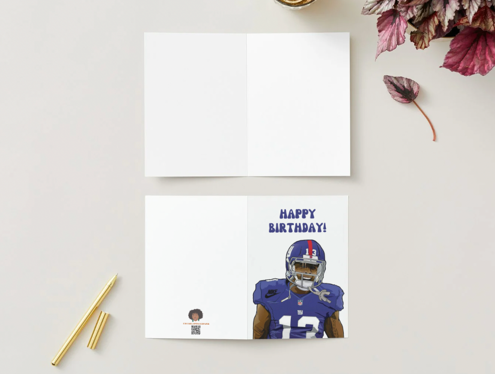 Odell Beckham Jr. "Happy Bird-Day" - Physical Birthday Card