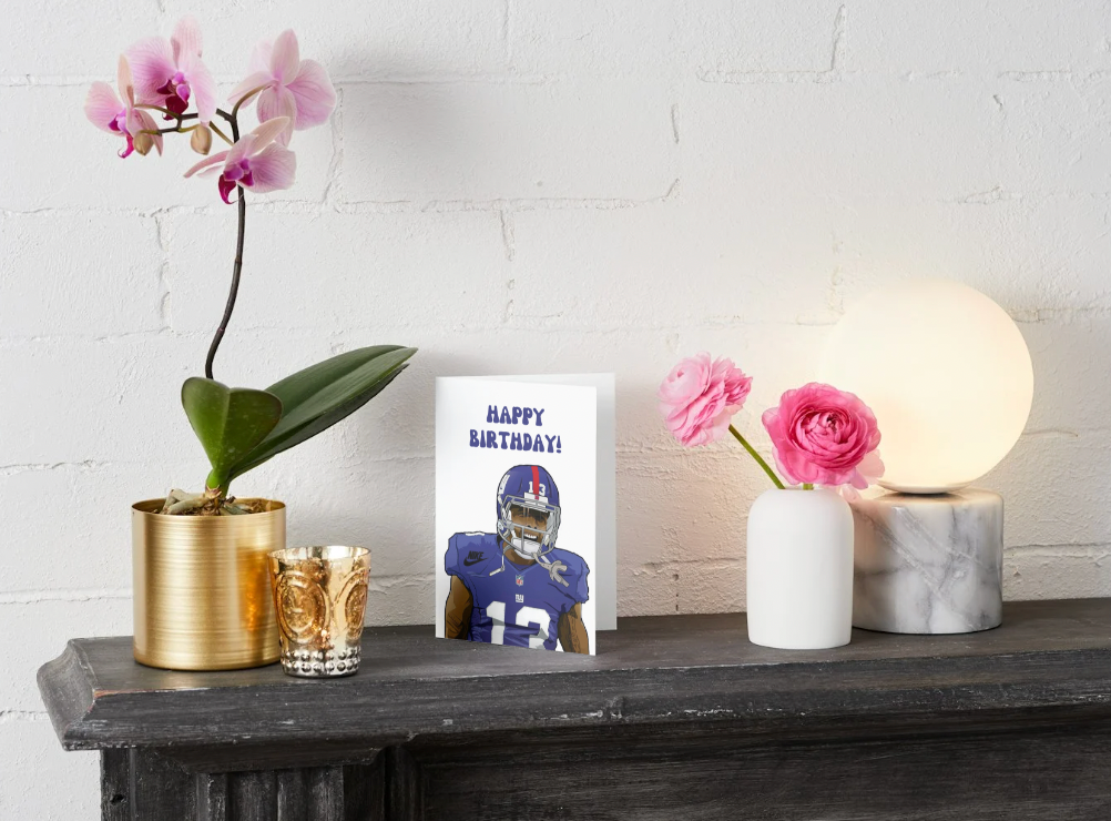 Odell Beckham Jr. "Happy Bird-Day" - Physical Birthday Card