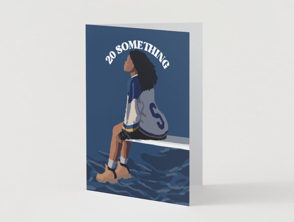 SZA "20 something" Physical Birthday Card