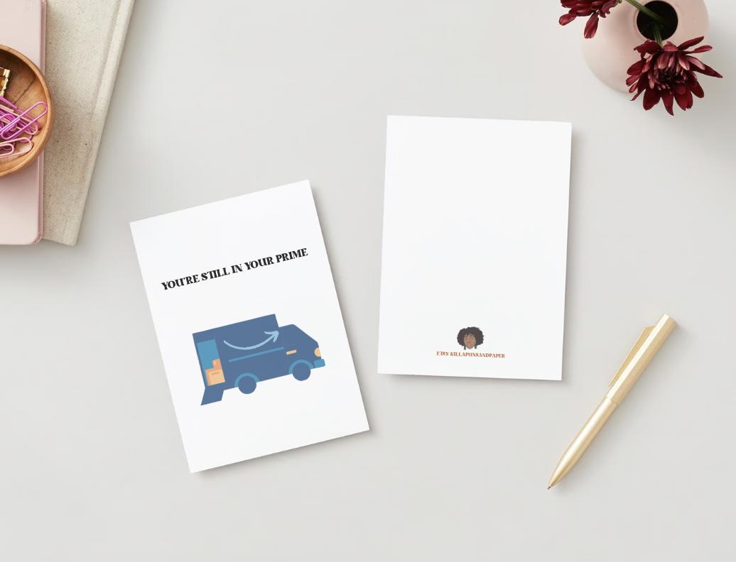 Digital Download - Amazon Prime Birthday Card - Jeff Bezos