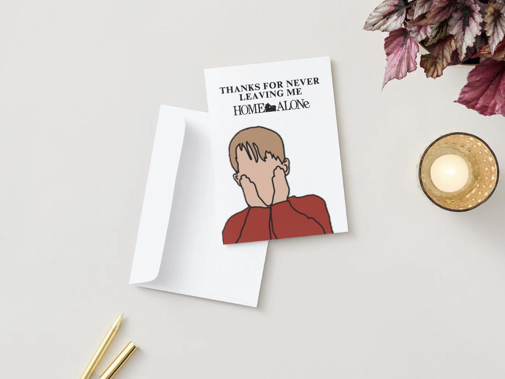 Macaulay Culkin - "Home Alone Movie" - Digital Download Mother's Day Card
