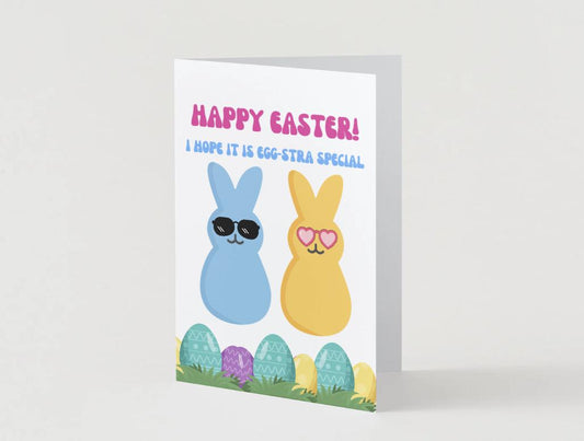 Happy Easter Card - Funny & Adorable! - Physical 5x7