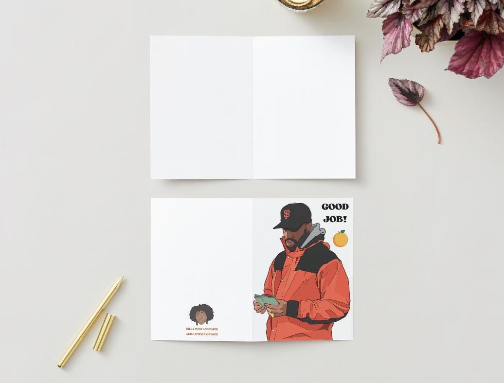 Larry June "Good Job" Digital Download Greeting Card