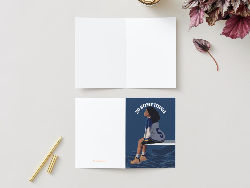 SZA "20 something" Physical Birthday Card