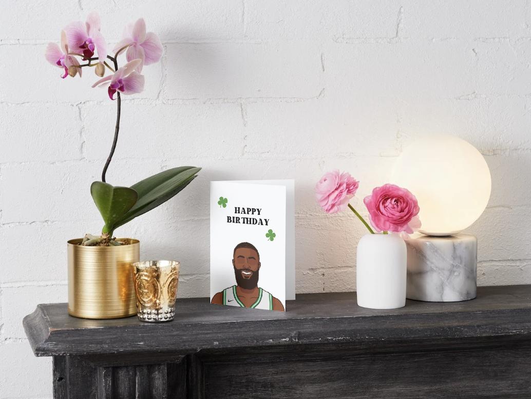 Jaylen Brown - Boston Celtics - "Happy Birthday" - Digital Download Birthday Card