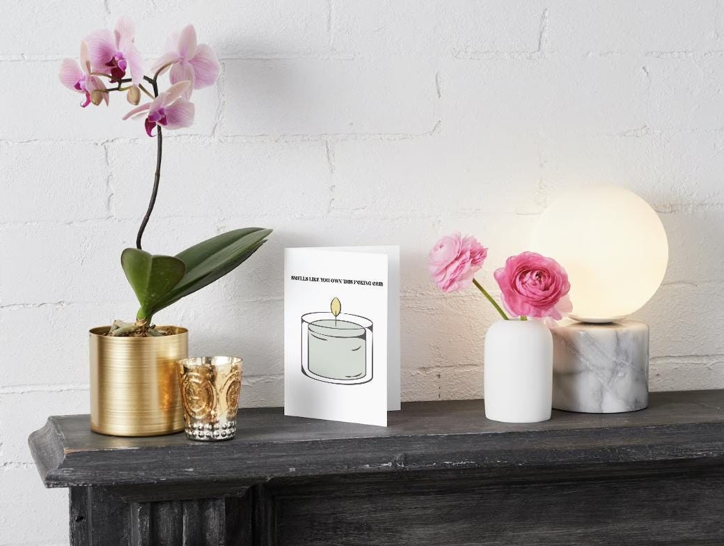 Digital Download - Housewarming/New Home Candle Card
